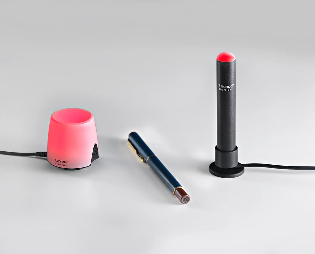 Kuando Busylight UC Alpha (15306) - Presence Light and Ringer - Do not Disturb Light - Free Busylight Software for Microsoft Teams, Skype4B, Jabber, Webex, RingCentral, Zoom, Avaya, 3CX and More