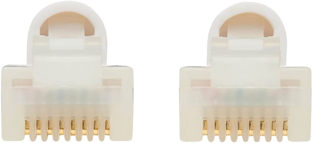Tripp Lite, Safe-IT, Cat6a Ethernet Cable, Bacteria Resistant, 10G Certified Snagless, Slim UTP Jacket (RJ45 M/M), White, 15 Feet / 4.5 Meters, Lifetime Limited Warranty (N261AB-S15-WH)