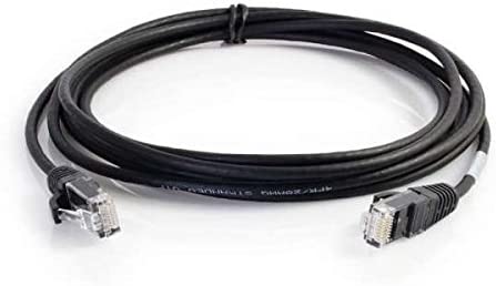 C2g/ cables to go C2G 01098 Cat6 Cable - Snagless Unshielded Slim Ethernet Network Patch Cable, Black (1 Foot, 0.30 Meters) 28 AWG 1-foot Black