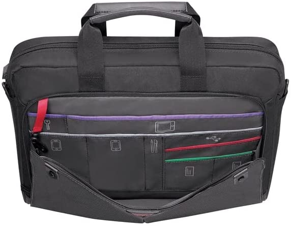 Targus Classic Plus Topload Case for Laptops 14-Inch, Handle and Shoulder Strap, Black (CN514CA)