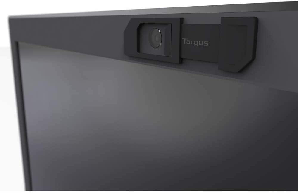 Targus Spy Guard Sliding Webcam Cover on Laptop and Camera Devices for Visual Viewing Security Protection and Anti-Hack Prevention - 3 Pack, Black, Gray, and White (AWH012US) 3-pack