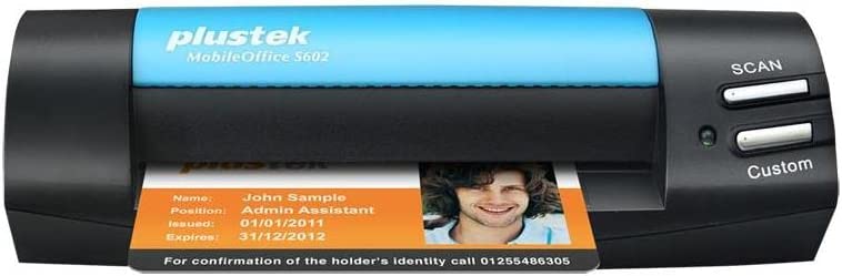Plustek S602 Card & ID Scanner USB