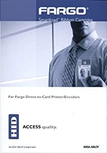 Elite Fargo DTC1000 YMCKO Ribbon Cartridge w/ Cleaning Roller - 45000