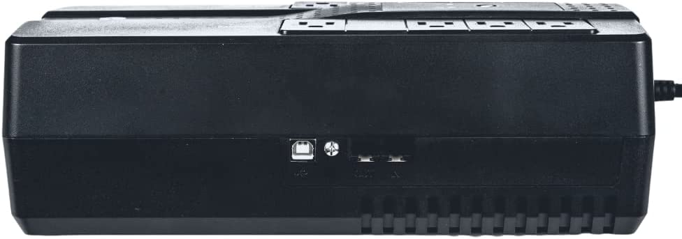 Liebert PST5 UPS-500VA/300W 120V, Standby Power,8 Outlets,Network Protection,3 Year Warranty, Shutdown software, Uninterruptible Power Supply, Battery Backup with Surge Protection(PST5-500MT120),Black 500VA UPS