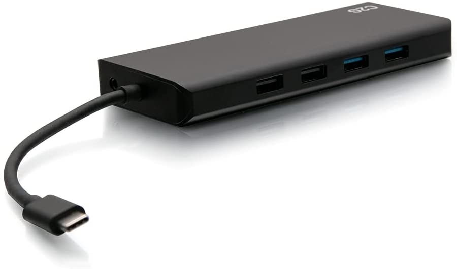 C2g/ cables to go C2G 4K USB C Dual Monitor Dock - HDMI, Ethernet, USB, 3.5mm & 60W Power