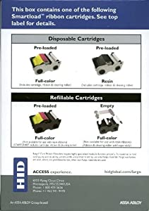 Elite Fargo DTC1000 YMCKO Ribbon Cartridge w/ Cleaning Roller - 45000