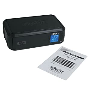 Tripp Lite 650VA UPS Battery Back Up, 350W, Rack-Mount/Tower, LCD Display, AVR, USB, DB9 (OMNI650LCD) OMNI 650VA UPS