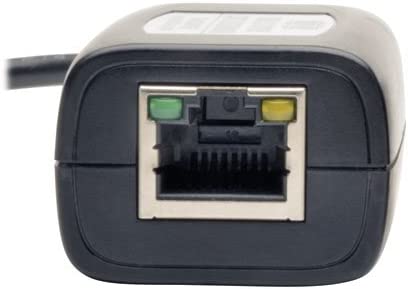 TRIPP LITE B203-101-PNP 1-Port USB 2.0 over Cat5 Cat6 Extender Hub Transmitter and Receiver,Black