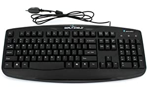 Seal shield Silver Storm Washable Keyboard - Ip-66 Washable, True Type, Full Travel Keys, 24