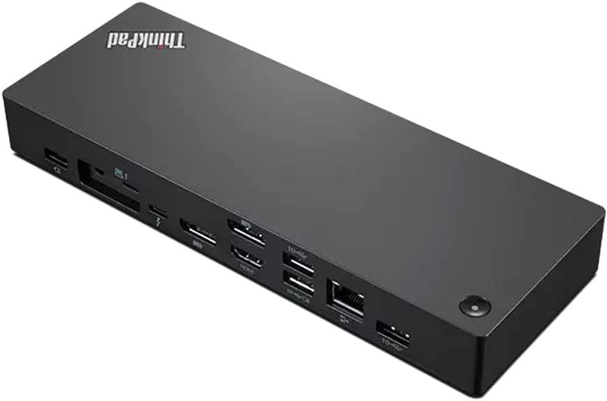 Lenovo 40B00135US Thunderbolt 4 ThinkPad Universal Dock 8K Display Support Up to 100W Power Delivery