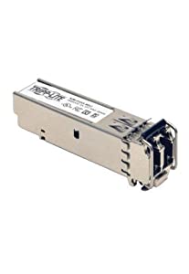 Tripp Lite SFP Transceiver MM Fiber 1000Base-SX, Cisco Compatible, GLC-SX-MMD, DDM, MMF, 850nm, 550M, LC (N286-01GSX-MDLC) 1000Base-SX SFP