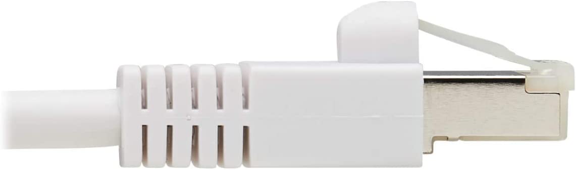 Tripp Lite, Safe-IT, Cat6a, 10G Certified, Snagless, Antibacterial, S/FTP Ethernet Cable, (RJ45 M/M), PoE, White, 5 ft. (N262AB-005-WH)