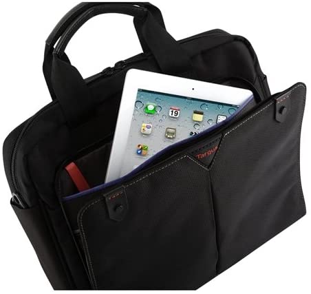 Targus Classic Plus Topload Case for Laptops 14-Inch, Handle and Shoulder Strap, Black (CN514CA)