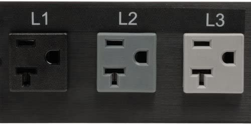 Tripp Lite PDU3MV6L2120 PDU 3-Phase Metered 208/120V 5.7 Kw 36 C13; 6 C19; 6 5-15/20R 0U
