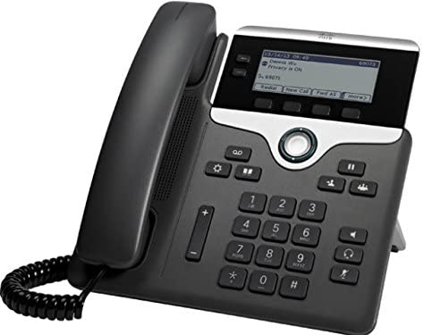 Cisco IP Business Phone 7811, 3.2-inch Grayscale Display, Class 1 PoE, Supports 1 Line, 1-Year Limited Hardware Warranty (CP-7811-K9=)