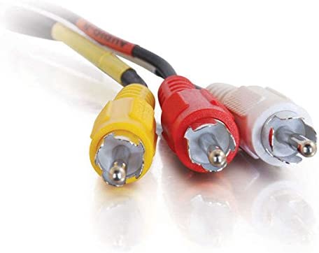 C2g/ cables to go C2G 40448 Value Series Composite Video + Stereo Audio Cable, Black (6 Feet, 1.82 Meters)