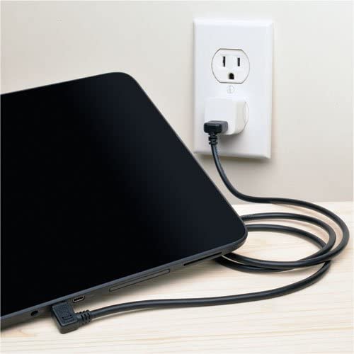 TRIPP LITE Reversible USB Charge Cable Up Down A to Right 5-Pin Mic B (UR05C-003-UARB)