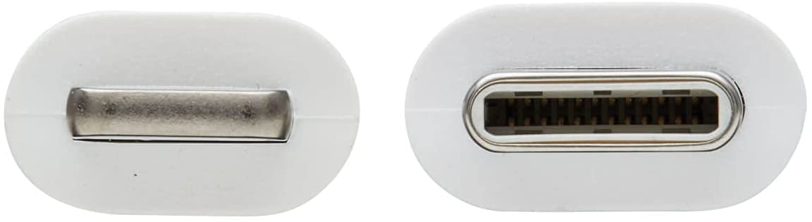 Tripp Lite USB C to Lightning Sync/Charge Cable, 6.6 feet / 2 Meter, White MFI Certified M/M (M102-02M-WH) 2 Meters