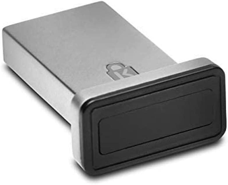 Kensington VeriMark IT Fingerprint Key - FIDO2/WebAuth, Windows Hello & Windows Hello for Business, for Multiple pc's (K64704WW) For fingerprint