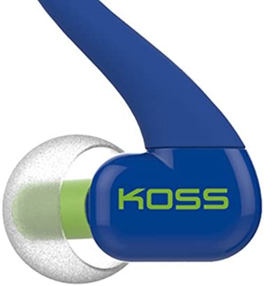 Koss KSC32i B Sport Clip Headphones, Blue