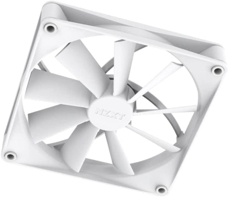 NZXT F140Q Quiet Airflow Fans - RF-Q14SF-W1 - Increase Air Volume - Quiet Operation - Long-Term Durability - 140mm Fan Single Pack - White