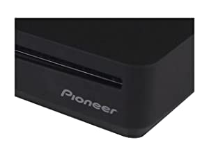 Pioneer Electronics BDR-XS07UHD 6x Slot Loading Portable USB 3.1 Gen1 BD/DVD/CD Burner Supports Blu-Ray, BDXL & M-Disc Format, Black
