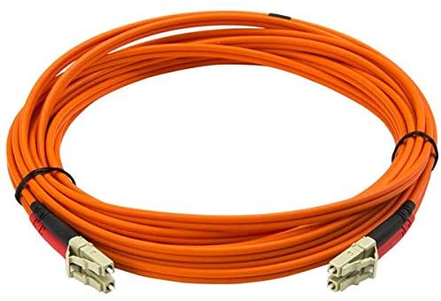 StarTech.com 5m Fiber Optic Cable - Multimode Duplex 50/125 - LSZH - LC/LC - OM2 - LC to LC Fiber Patch Cable - LC Male - LC Male - 16.4ft - Orange