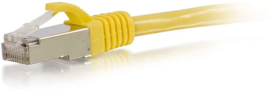 C2g/ cables to go C2G 00865 Cat6 Cable - Snagless Shielded Ethernet Network Patch Cable, Yellow (7 Feet, 2.13 Meters) 7 Feet Yellow