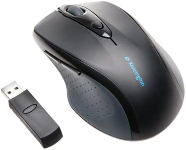 Kensington Pro Fit Full-Size Wireless Mouse (K72370US),Black/Silver