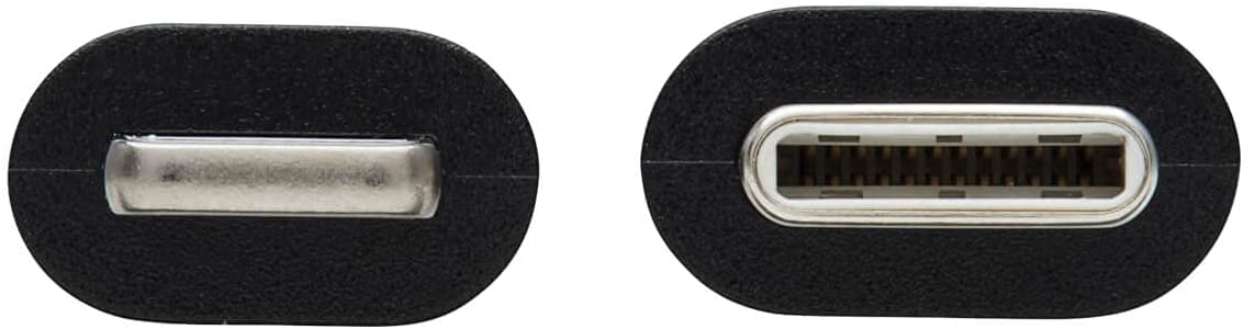 Tripp Lite USB C to Lightning Sync/Charge Cable Black MFI Certified M/M 2M (M102-02M-BK)