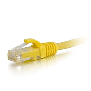 C2g/ cables to go C2G 04007 Cat6 Cable - Snagless Unshielded Ethernet Network Patch Cable, Yellow (2 Feet, 0.60 Meters) 2 Feet/ 0.60 Meters Yellow