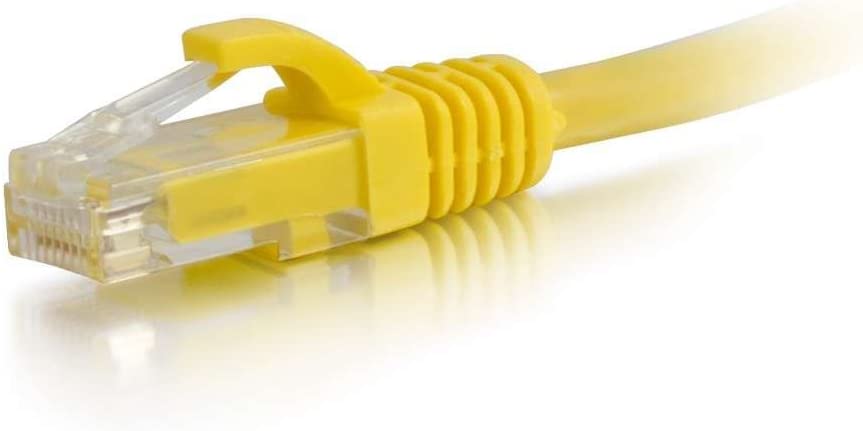 C2g/ cables to go C2G 04009 Cat6 Cable - Snagless Unshielded Ethernet Network Patch Cable, Yellow (6 Feet, 1.82 Meters) 6 Feet/ 1.82 Meters Yellow