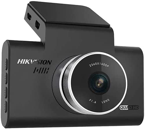 Hikvision usa Hikvision AE-DC5313-C6 1600P Dash Cam with 4" Screen and G-Sensor, Built-in WiFi, Voice Control and ADAS (Advanced Driver Assistant System) Supported, MicroSD Card Up to 128 GB Supported