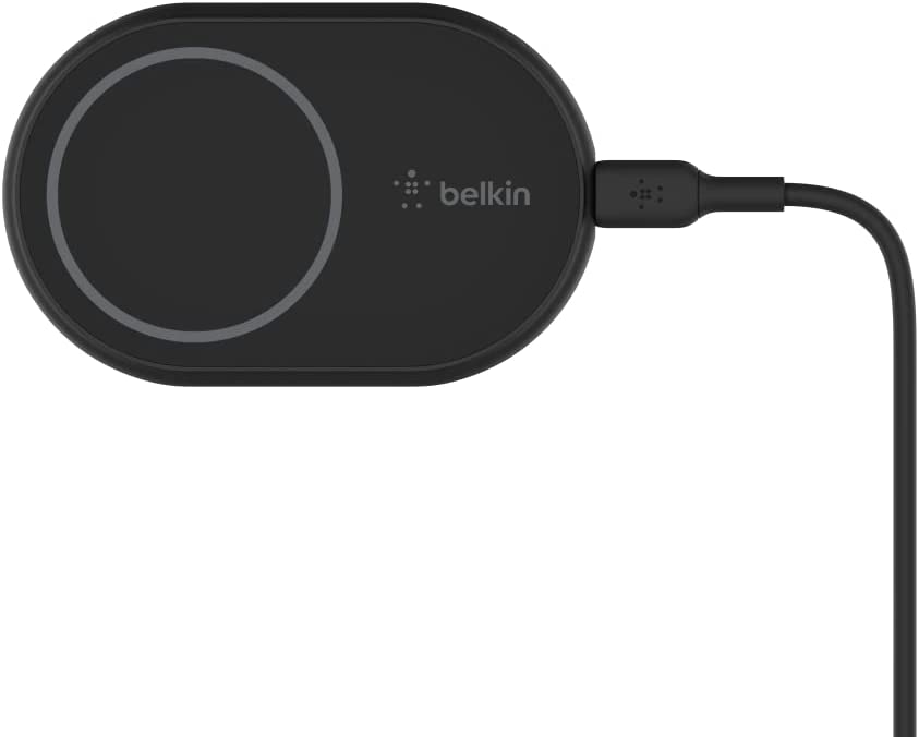 Belkin Magnetic Wireless Car Charger - MagSafe Compatible Car Mount Wireless Charger - Air Vent Mount With Included Power Supply for iPhone 14, iPhone 13 & iPhone 12 - Car Magnetic Phone Mount Charger Charging Mount