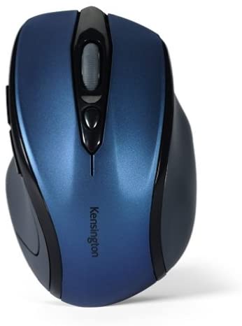 Kensington Pro Fit Mid-Size Wireless Mouse, Sapphire Blue (K72421AM)