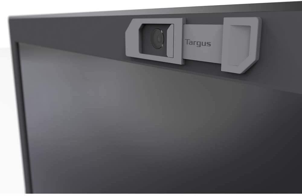 Targus Spy Guard Sliding Webcam Cover on Laptop and Camera Devices for Visual Viewing Security Protection and Anti-Hack Prevention - 3 Pack, Black, Gray, and White (AWH012US) 3-pack
