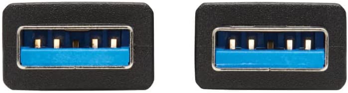 Tripp Lite USB-A Cable for Connecting Keystone & Panel Couplers, Up to 5 Gigabytes per Second, Not for Typical Data Transfer or Charging, 15 Feet / 4.6 Meters, Life Manufacturer's Warranty (U325-015) 15 Feet / 4.3 Meters