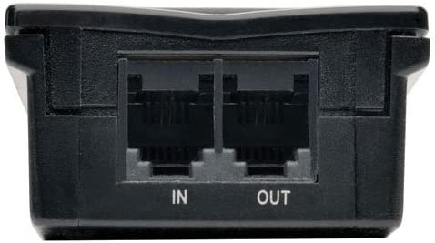 Tripp Lite 6 Outlet Surge Protector Power Strip, Black, 6ft Cord, Tel/Fax/Modem Protection, Right-Angle Plug, $75K INSURANCE (TLP606SSTELB)