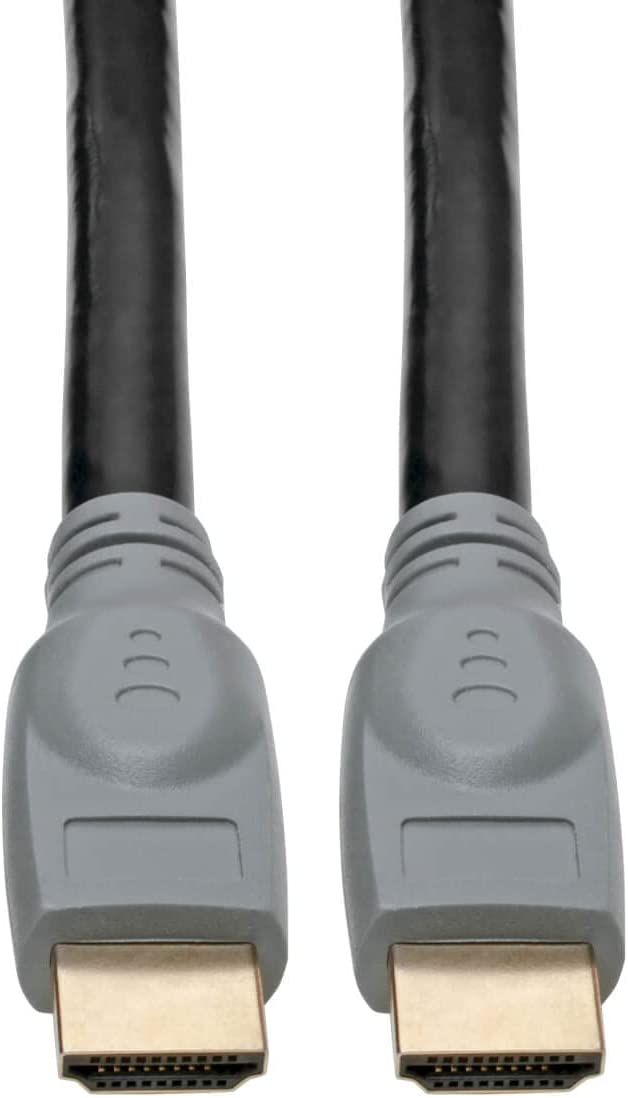 Tripp Lite High Speed 4K HDMI 2.0a Cable with Gripping Connectors (M/M), Black, 25 ft. (P568-025-2A)