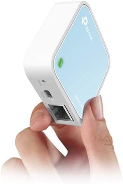 TP-Link N300 Wireless Portable Nano Travel Router(TL-WR802N) - WiFi Bridge/Range Extender/Access Point/Client Modes, Mobile in Pocket