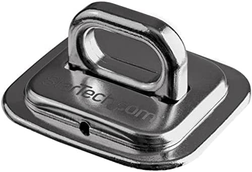 Laptop Cable Lock Anchor - Steel - Computer Security Cable Anchor - Desk Mount Security Anchor Point - Screw-On Lock Anchor