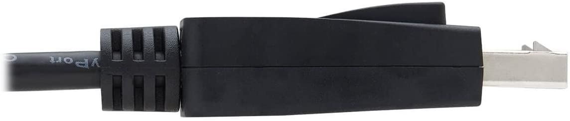 Tripp Lite High Speed HDMI Cable, DP 1.4 Cable with Latching Connectors, 8K High-Definition Video, HDR, 4:2:0, HDCP 2.2 (M/M) 1 ft, Black (P580-001-V4)