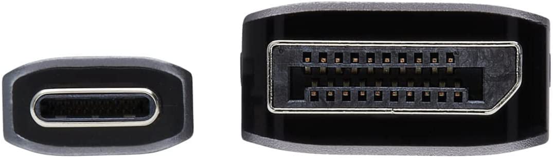 Tripp Lite USB-C to DisplayPort Adapter Cable, Thunderbolt 3 Compatible Cable Adapter USB C to DP M/M, DisplayPort 1.4, 8K UHD, 6 ft. (U444-006-DP8SE)