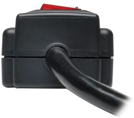 Tripp Lite 6 Outlet Surge Protector Power Strip 6ft Cord 990 Joules Dual USB Charging & INSURANCE (TLP606USBB)