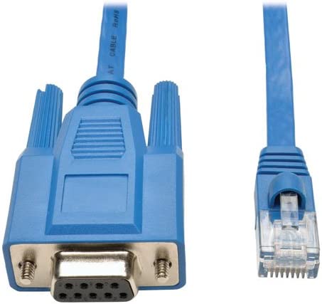 TRIPP LITE RJ45 to DB9F Cisco Serial Console Port Rollover Cable 6' 6ft