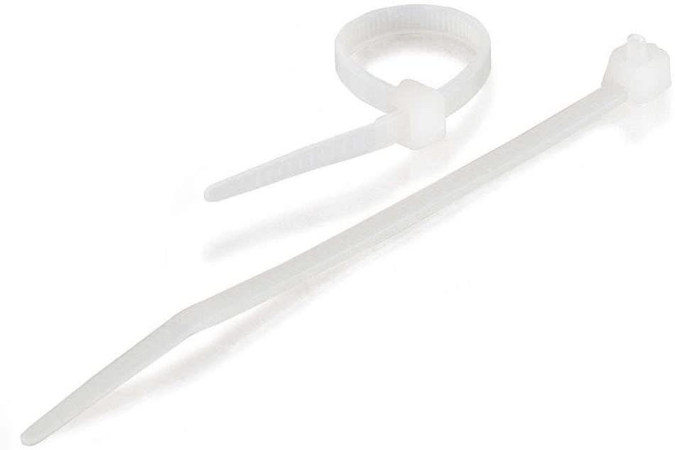 C2g/ cables to go C2G 43034 7.5 Inch Cable Tie Multipack (100 Pack) TAA Compliant, White White Pack of 100 7.5 Inch Cable Ties