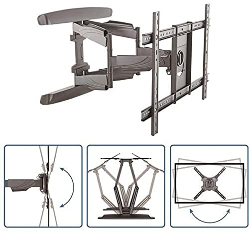 StarTech.com TV Wall Mount supports up to 70 inch VESA Displays - Low Profile Full Motion Universal TV Flat Screen Wall Mount Heavy Duty Adjustable Tilt/Swivel Articulating Arm Bracket (FPWARTB2) 32"-70" Full-Motion