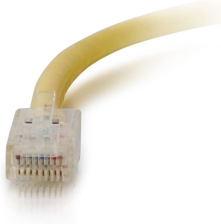 C2g/ cables to go 1ft Cat6 Yellow Non Booted Patch Cable 1.00 Foot Yellow