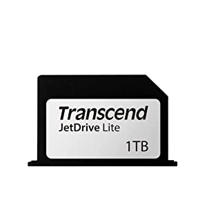 Transcend 1TB JDL330 JetDrive Lite 330 Expansion Card for MacBook Pro 2021 TS1TJDL330 Grey 1TB Expansion Card