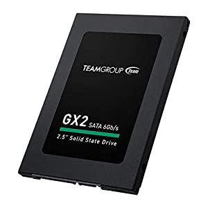 TEAMGROUP GX2 1TB 3D NAND TLC 2.5 Inch SATA III Internal Solid State Drive SSD (Read Speed up to 530 MB/s) Compatible with Laptop & PC Desktop T253X2001T0C101 1TB Grand (GX2)